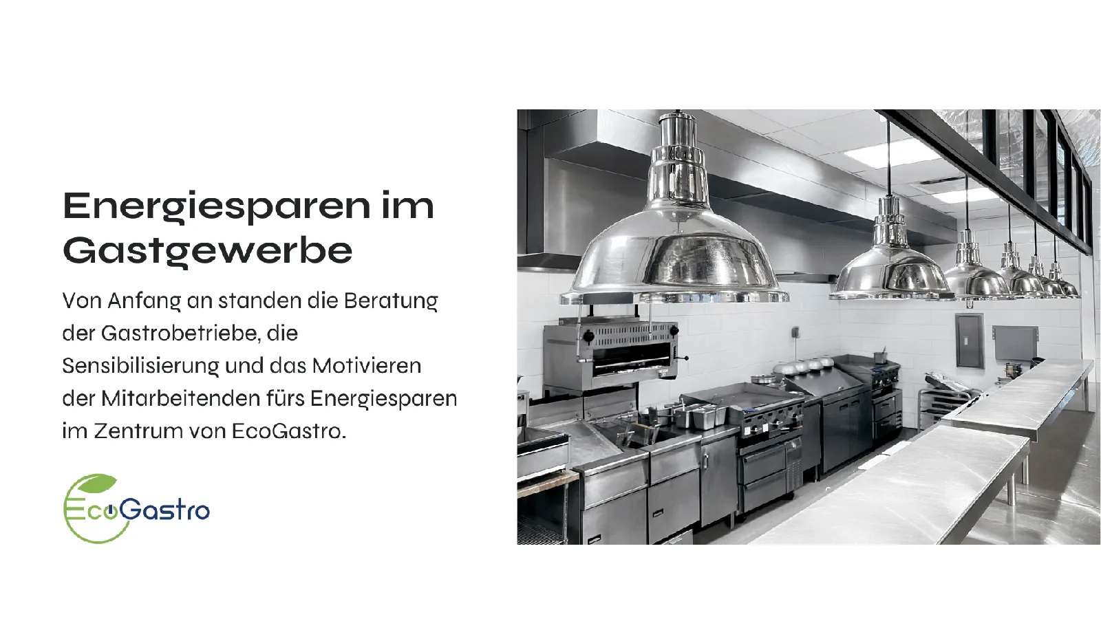 EcoGastro – Energiesparen im Gastgewerbe